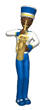 Moving Saxophone Player 