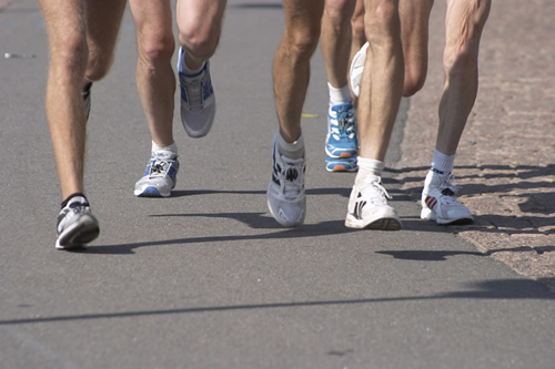 runners legs and feet