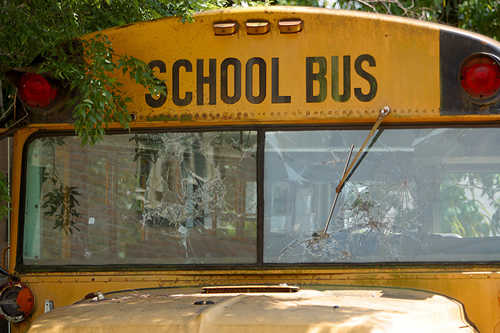 Photo of a school bus 