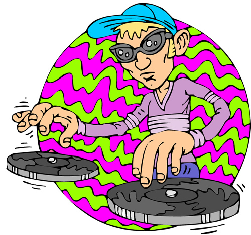 Picture of a disc jockey 