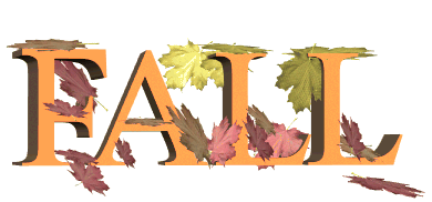 fall word with leaves