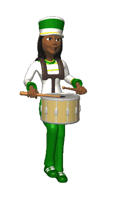 girl playing the drum 