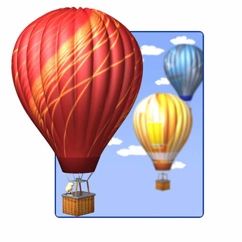 Hot Air Balloons in the sky