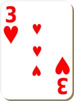 3 of Hearts 