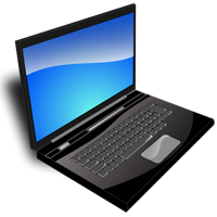 Clipart of a Laptop