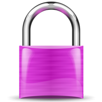 Pink key lock 