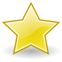 Bright Yellow Star 