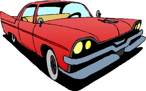 Clip art image of a car