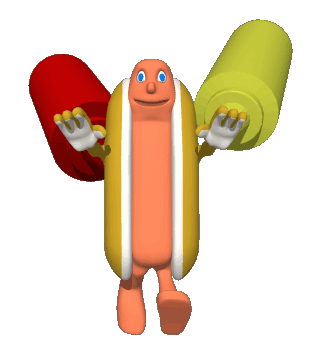 hotdog mustard ketchup