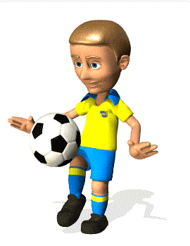 Animated image of a boy performing toe taps with a soccer ball.